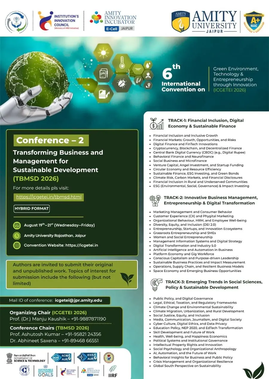 Poster — IIRF international conference announcement